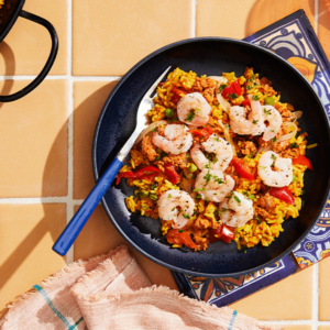 Smoky Spanish Rice & Shrimp